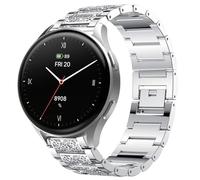 Blueshaweu Bracelet de 18 mm et 20 mm compatible avec la montre connectée Hama 8900 1,32" / 8900 1,43", en acier inoxydable de qualité supérieure, compatible avec Hama 8900, 20mm, Silicone, Pas de