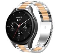 Blueshaweu Bracelet de 18 mm et 20 mm compatible avec la montre connectée Hama 8900 1,32" / 8900 1,43", en acier inoxydable classique, compatible avec la montre intelligente Hama 8900, 18mm, Silicone