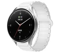 Blueshaweu Bracelet de 18 mm et 20 mm, compatible avec la montre intelligente Hama 8900 1,32" / 8900 1,43", en silicone souple, entièrement magnétique, compatible avec la montre intelligente Hama 8900