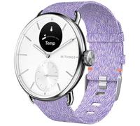 Blueshaweu Bracelet de 18 mm et 20 mm compatible avec montre intelligente Withings, bracelet de montre de rechange en nylon tricoté pour ScanWatch 2 38 mm/ScanWatch 2 42 mm, 18mm, Nylon
