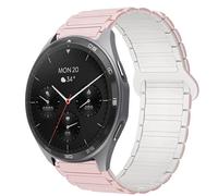 Blueshaweu Bracelet de 22 mm compatible avec Hama 7010 (1,43"), 6010 (1,65"), 6910 (1,28"), en silicone souple entièrement magnétique, réglable, compatible avec la montre intelligente Hama 7010/6010