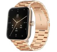 Blueshaweu Bracelet de 22 mm compatible avec la montre intelligente Hama 7010 (1,43"), 6010 (1,65"), 6910 (1,28"), Classic en acier inoxydable, compatible avec la montre intelligente Hama 7010/6010