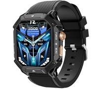 Blueshaweu Bracelet de 22 mm compatible avec la montre intelligente OUKITEL BT80, bracelet de rechange en silicone, compatible avec OUKITEL BT80, BT101, BT20, BT10, Große, Silicone, Pas de pierre
