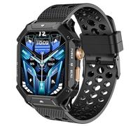 Blueshaweu Bracelet de 22 mm compatible avec la montre intelligente OUKITEL BT80, bracelet de sport en silicone compatible avec OUKITEL BT80, BT101, BT20, BT10, Große, Silicone, Pas de gemme