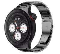 Blueshaweu Bracelet de 22 mm compatible avec Motorola Moto Watch 2026, bracelet de montre classique en acier inoxydable compatible avec montre connectée Motorola Moto Watch 1,43", Große, Nylon, Pas de