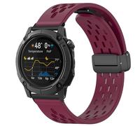 Blueshaweu Bracelet de 24 mm compatible avec Coros Nomad, magnétique, réglable, respirant, en silicone, bracelet de rechange compatible avec montre de sport Coros Nomad, Apex 4 46 mm