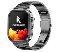Blueshaweu Bracelet de montre classique en acier inoxydable de 18 mm, 20 mm, 22 mm, compatible avec Knauermann PRO 4 angulaire/rond, Lite 4, Pro 4 Mini, 22mm, Nylon, Pas de pierre précieuse