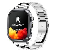 Blueshaweu Bracelet de montre classique en acier inoxydable de 18 mm, 20 mm, 22 mm, compatible avec Knauermann PRO 4 angulaire/rond, Lite 4, Pro 4 Mini, 18mm, Nylon, Pas de pierre précieuse