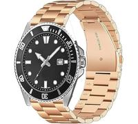 Blueshaweu Bracelet de montre de 18 mm, 20 mm, 22 mm, compatible avec Casio Watch, en acier inoxydable, compatible avec Casio MDV106-1AV / MDV107 / F-91W, 20mm, Silicone, Pas de gemme