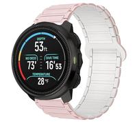 Blueshaweu Bracelet de montre de 20 mm et 22 mm, compatible avec la montre SUUNTO, en silicone souple entièrement magnétique et réglable, compatible avec SUUNTO Run, Ocean, Race, Race S, verticale, 9