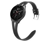 Blueshaweu Bracelet de montre de rechange en cuir classique à libération rapide compatible avec Hama 8900 1,32"/8900 1,43", compatible avec Hama 8900, 20mm, Silicone, Pas de pierre précieuse