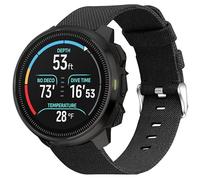 Blueshaweu Bracelet de montre de rechange en nylon - 20 mm et 22 mm - Compatible avec SUUNTO Run, Ocean, Race, Race S, Vertical, 9 Peak, 9 Peak Pro, 5 Peak, 3 (noir, 22 mm)