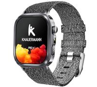 Blueshaweu Bracelet de rechange de 18 mm, 20 mm, 22 mm, compatible avec les montres intelligentes Knauermann, en nylon, tricot compatible avec Knauermann PRO 4 rectangulaire/rond, Lite 4, Pro 4 Mini