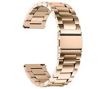 Blueshaweu Bracelet de rechange en acier inoxydable compatible avec montre connectée Withings ScanWatch, 18 mm, 20 mm, pour homme et femme, 18mm