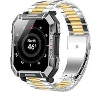 Blueshaweu Bracelet de rechange en acier inoxydable pour montre Blackview 20 mm, 22 mm, compatible avec Blackview, IOWODO W60, W20, R30 Pro, R50, 20mmSize, Acier inoxydable, Pas de gemme