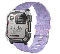 Blueshaweu Bracelet de rechange en nylon tissé respirant pour montre intelligente Blackview 20 mm, 22 mm, compatible avec IOWODO/Blackview W60, W20, IOWODO/Blackview R30 Pro, R50 Pro, 22mmSize, Nylon