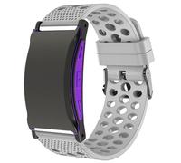 Blueshaweu Bracelet de rechange en silicone compatible avec Shock Clock 3 - Bracelet de sport avec boucle en métal - Compatible avec Pavlok Shock Clock 3