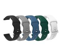 Blueshaweu Bracelet de rechange en silicone de 22 mm compatible avec la montre intelligente Fitpolo idw20, IDW19, id208plus 1,8", Große, Silicone, Pas de gemme