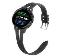 Blueshaweu Bracelet de rechange fin en cuir vintage à libération rapide 18 mm compatible avec Garmin Venu 3S 41 mm/Venu 2S/Forerunner 265S/255S/255S Music/Vivomove 3S/Captain Marvel