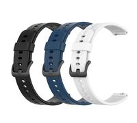 Blueshaweu Bracelet de rechange pour montre connectée Sekonda Track - 16 mm - En silicone - Respirant - Léger - Réglable - Compatible avec Sekonda Connect - 40 mm/SEKONDA TRACK 26 mm, 16mm, Silicone