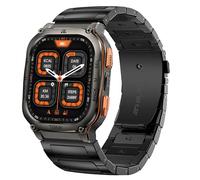 Blueshaweu Bracelet en acier inoxydable solide de 22 mm compatible avec montre intelligente militaire KOSPET TANK M3, TANK M3 ULTRA, TANK T3 ULTRA, TANK TANK T2, TANK M2 Military Smart Watch/AMAZTIM