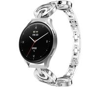 Blueshaweu Bracelet pour femme de 18 mm et 20 mm compatible avec Hama Smartwatch 8900 1,32" / 8900 1,43", en acier inoxydable diamant de qualité supérieure, compatible avec Hama 8900, 18mm, Silicone