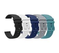 Blueshaweu Bracelets de 18 mm et 20 mm compatibles avec la montre intelligente Withings, bracelet de montre classique en silicone pour Withings ScanWatch 2 38 mm/ScanWatch 2 42 mm, 20mm, Silicone, Pas