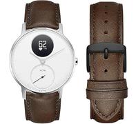 Blueshaweu Bracelets de rechange en cuir classique de 18 mm et 20 mm pour montre connectée Withings ScanWatch 2 38 mm/ScanWatch 2 42 mm, 18mm, Silicone, Pas de gemme
