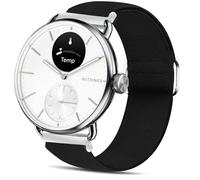 Blueshaweu Bracelets de rechange en tissu réglable de 18 mm à 20 mm pour montre intelligente Withings, doux et extensible pour ScanWatch 2 38 mm/ScanWatch 2 42 mm, 18mm