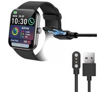 Blueshaweu Câble de charge compatible avec Blackview 1,85" Smartwatch R50, câble de charge compatible avec Blackview R50 1,85" Smartwatch (noir)