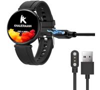 Blueshaweu Câble de charge compatible avec Knauermann PRO 4 Mini (2026) Montre intelligente ronde 41 mm pour Knauermann PRO 4 Mini (2026) Rond 41 mm (USB A, noir)