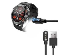Blueshaweu Câble de charge compatible avec la montre intelligente K52 1,39", pour montre connectée LEMFO K52 / LIGE K52 / SUNKTA K52 1,39" (noir)