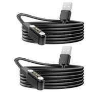 Blueshaweu Câble de charge compatible avec Mobvoi TicNote KI Dictaphone numérique Câble chargeur station de charge pour Mobvoi TicNote (noir + noir)