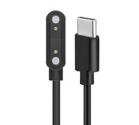 Blueshaweu Câble de charge compatible avec montre connectée IOWODO pour enfants 1,85" Z40Pro, câble chargeur pour montre connectée IOWODO/Blackview Z40Pro, USB type C, noir