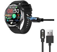 Blueshaweu Câble de charge rond compatible avec Knauermann PRO 3 Fan Edition (2025) - Pour Knauermann PRO 3 Fan Edition - Rond - Noir