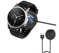 Blueshaweu Câble de charge USB de rechange compatible avec Motorola Moto 360 3e génération Noir