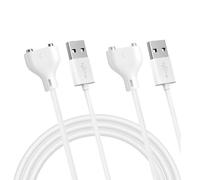 Blueshaweu Câble de charge USB magnétique compatible avec LOVENSE Lush 3 (blanc + blanc)