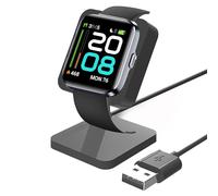 Blueshaweu Chargeur Magnétique Compatible avec ID208 Plus Montre pour de Smartwatch Chargeur,Portable Support Charger,Compatible avec ENOMIR/WMK/Quican ID208 Plus 1.8" Smart Watch (Noir)