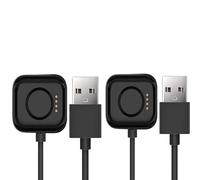 Blueshaweu Chargeur Magnétique Compatible avec One-Plus Watch 2 Montre pour de Smartwatch Chargeur,Portable Support Charger,Compatible avec One-Plus Watch 2 SmartWatch (2 Packs-Noir)