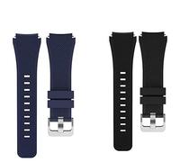 Blueshaweu Compatible avec les bracelets de montre intelligente Blackview W60, bracelets de rechange classiques en silicone de 22 mm, compatibles avec les montres intelligentes IOWODO/Blackview W60