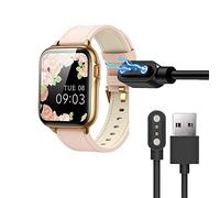 Blueshaweu Compatible avec Parsonver LW46 Chargeur, Magnétique Charging Montre Connectée USB 3,3ft Compatible avec Parsonver LW46 1.69 Pouces Smartwatch (Noir)
