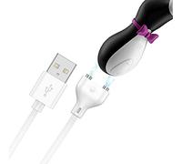 Blueshaweu Compatible avec Satisfyer Penguin Air Chargeur, Blueshaweu Magnétique Charging Montre Connectée USB 3,3ft Compatible avec Satisfyer Penguin Air (Blanc)