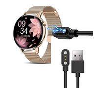 Blueshaweu Compatible avec SWGOTA I39H Chargeur, Magnétique Charging Montre Connectée USB 3,3ft Compatible avec SWGOTA I39H/KIQULOV I39H/ZKCREATION I39H 1.32'' Smartwatch (Noir)