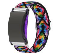 Blueshaweu Compatible Bracelet Compatible avec Pavlok Shock Clock 3,Bracelet Sport de en Nylon en Élastiques,Fermeture en acier inoxydable de haute qualité (Bohème)