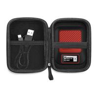 Blueshaweu Étui compatible avec Garmin inReach Messenger/Messenger Plus - Étui de protection avec espace pour câble USB et support, coque de protection EVA résistante aux chocs et légère (noir)