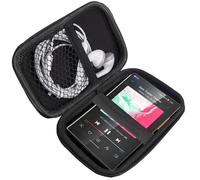 Blueshaweu Étui compatible avec lecteur de musique FiiO M21 - Étui de protection avec espace pour écouteurs, câble USB et carte mémoire - Compatible avec lecteur audio numérique FiiO M21 (noir)