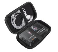 Blueshaweu Étui de protection pour lecteur MP3/MP4 FiiO SnowSky Echo Mini - Étui de protection avec espace pour écouteurs, câble USB et carte mémoire - Compatible avec lecteur MP3 FiiO Echo Mini (noir