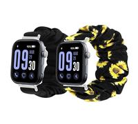 Blueshaweu GTX12, T60 Bracelet chouchou élastique en tissu de 22 mm compatible avec montre intelligente Fitpolo, Enomir, Tensky GTX12/uaue, QXQ, QCOQ T60