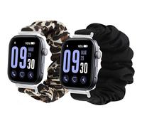 Blueshaweu GTX12, T60 Bracelet chouchou élastique en tissu de 22 mm compatible avec montre intelligente Fitpolo, Enomir, Tensky GTX12/uaue, QXQ, QCOQ T60, 22 millimeters