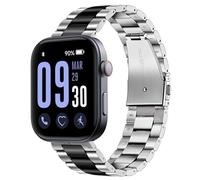 Blueshaweu GTX12, T60 Bracelet de montre intelligente 22 mm en acier inoxydable compatible avec les montres intelligentes Fitpolo GTX12, ENOMIR GTX12, Tensky GTX12, uaue T60, QXQ T60, QCOQ T60